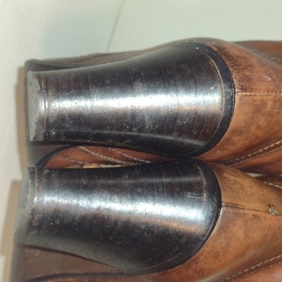 Donna pui tall brown leather boots made in Italy size 37 - Picture 9 of 16